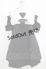 Amavel / Noir CroixオープンショルダーAラインワンピース Free ブラック H-25-05-07-019-CA-OP-NS-ZH