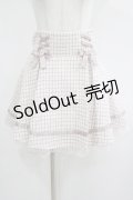Ank Rouge / ビジューリボンツイードスカート M ピンク H-25-05-07-025-CA-SK-NS-ZH