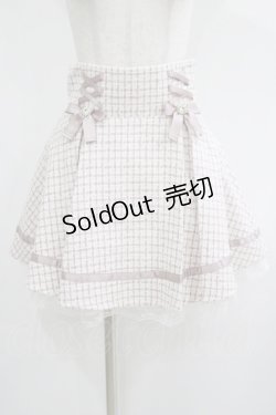 画像1: Ank Rouge / ビジューリボンツイードスカート M ピンク H-25-05-07-025-CA-SK-NS-ZH