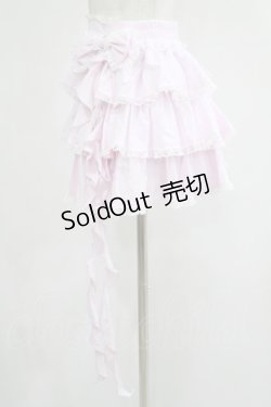 画像2: AVENCHUMU / Ruffle frill ribbon tiered skirt Free ピンク H-25-05-07-026-LO-SK-NS-ZH