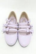 Angelic Pretty / お散歩リボンシューズ M ラベンダー H-25-05-08-001-AP-SH-NS-ZH