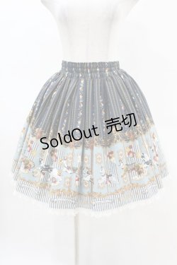 画像1: metamorphose / Wonder Carousel ミニスカート F ネイビー H-25-05-08-037-ME-SK-NS-ZH