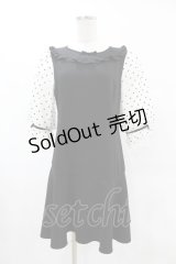 mille fille closet by LODISPOTTO / ドット切替ワンピース Free ブラック H-25-05-08-041-LO-OP-NS-ZH