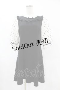 mille fille closet by LODISPOTTO / ドット切替ワンピース Free ブラック H-25-05-08-041-LO-OP-NS-ZH