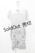 abilletage / FrameシリーズTシャツワンピース Free White frame H-25-05-08-042-GO-OP-NS-ZH