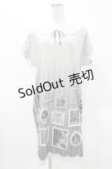 abilletage / FrameシリーズTシャツワンピース Free White frame H-25-05-08-042-GO-OP-NS-ZH