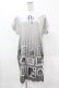 画像1: abilletage / FrameシリーズTシャツワンピース Free White frame H-25-05-08-042-GO-OP-NS-ZH (1)
