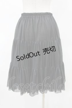 画像2: アトリエフク / フリルいっぱいパニエ 52cm丈 Free ブラック H-25-05-08-047-EL-SK-NS-ZH