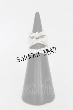 画像1: BABY,THE STARS SHINE BRIGHT / レースアップリボンリング 13号 シルバー925 H-25-05-08-005-BA-AC-NS-ZH