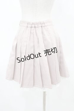 画像2: Ank Rouge / ギンガムプリーツミニスカート M ピンク H-25-05-08-048-CA-SK-NS-ZH