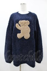 Swankiss / ニットワンピース Free ネイビー H-25-05-08-051-CA-OP-NS-ZH