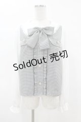 Princess Melody / 千鳥柄ブラウス Free ブラック H-25-05-08-055-EL-BL-NS-ZH
