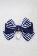 Enchantlic Enchantilly / ストライプブローチ  ブルー H-25-05-08-007-LO-ZA-NS-ZH