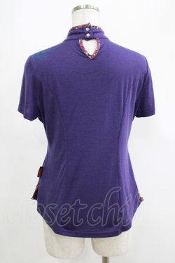 画像3: Ozz oneste / 刺繍チャイナカットソー  紫 H-25-05-08-1038-OO-TO-KB-ZH