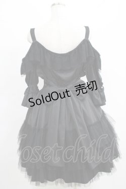 画像3: Sheglit / "Francine"オフショルダーワンピース  黒 H-25-05-08-1003-EL-OP-KB-ZH