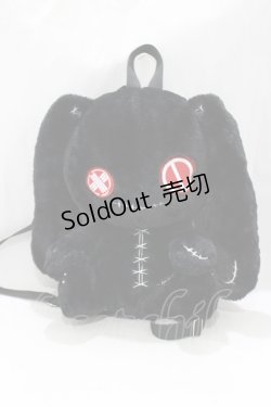 画像2: NieR Clothing / NieRちゃんぬいぐるみリュック  黒 H-25-05-08-1050-PU-BG-KB-ZH