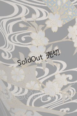 画像4: Qutie Frash / 和柄メッシュスリーブトップス  黒 H-25-05-08-1077-QU-TO-KB-ZH
