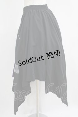 画像2: NieR Clothing / 切替ZIPスカート  黒×紫チェック H-25-05-08-1008-PU-SK-KB-ZH