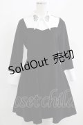 Drug Honey / ベロアワンピース  ブラック H-25-05-08-1010-PU-OP-NS-ZT104
