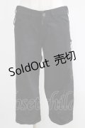 BPN / 裾切替パンツ  黒 H-25-05-08-1014-GO-PA-KB-ZH