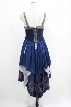 画像3: Ozz oneste / 薔薇刺繍ナポレオン2Wayビスチェ  ブルー H-25-05-08-1015-OO-TO-KB-ZH