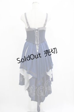 画像3: Ozz oneste / 薔薇刺繍ナポレオン2Wayビスチェ  ブルー H-25-05-08-1015-OO-TO-KB-ZH