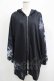 画像1: NieR Clothing / プリントZIPパーカー  黒×和柄九尾 H-25-05-08-1017-PU-TO-KB-ZH (1)