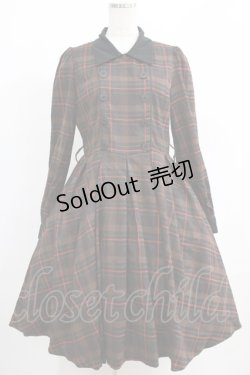 画像1: Sheglit / "Cordelia"チェックワンピース  ブラウン H-25-05-08-1002-EL-OP-KB-ZH