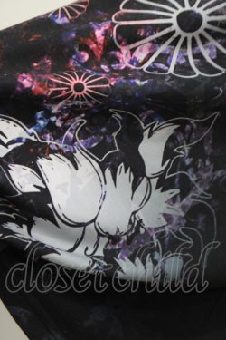画像4: NieR Clothing / プリントZIPパーカー  黒×和柄九尾 H-25-05-08-1017-PU-TO-KB-ZH