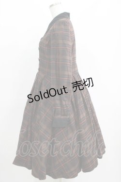 画像2: Sheglit / "Cordelia"チェックワンピース  ブラウン H-25-05-08-1002-EL-OP-KB-ZH