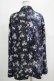 画像3: NieR Clothing / プリント切替ZIPブラウス  黒ロゴ×和柄九尾 H-25-05-08-1020-PU-BL-KB-ZH (3)