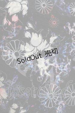 画像4: NieR Clothing / プリント切替ZIPブラウス  黒ロゴ×和柄九尾 H-25-08-26-014-PU-BL-KB-ZH