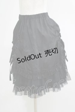 画像2: PEACE NOW / バッスルチュールスカート  黒 H-25-05-08-1029-PU-SK-KB-ZH