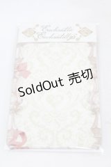 Enchantlic Enchantilly / Queen Cat〜秘密の書斎〜オーバーニーソックス  アイボリー H-25-05-08-010-LO-ZA-NS-ZH