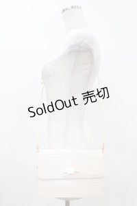 サンリオ / ロングストラップクロコダイル風ショルダーバッグ（クロミ・マイメロ）  ブラウン・アイボリー H-25-05-08-015-EL-BG-NS-ZH