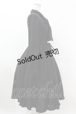 画像3: Physical Drop / スタンドカラーレトロワンピース Free ブラック H-25-05-08-021-LO-OP-NS-ZH