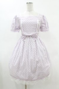 BABY,THE STARS SHINE BRIGHT / Innocent Ribbon Lace オードリーワンピース Free ラベンダー H-25-05-08-022-BA-OP-NS-ZH