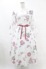 tocco closet / 花柄ワンピース M オフ H-25-05-08-028-0-OP-NS-ZH