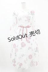 tocco closet / 花柄ワンピース M オフ H-25-05-08-028-0-OP-NS-ZH