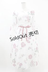 tocco closet / 花柄ワンピース M オフ H-25-05-08-028-0-OP-NS-ZH