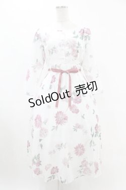 画像1: tocco closet / 花柄ワンピース M オフ H-25-05-08-028-0-OP-NS-ZH
