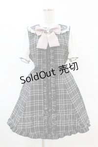 Ank Rouge / フリルリボンワンピース M ブラック H-25-05-08-030-CA-OP-NS-ZH