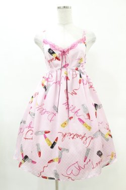 画像1: MILK / ラブ・ルージュスリップドレス Free ピンク H-25-05-08-034-ML-OP-NS-ZH