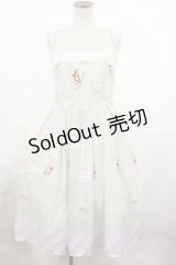 axes femme kawaii / アイス柄ジャンパースカート M ミント H-25-05-09-001-AX-OP-NS-ZH