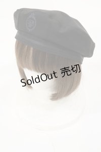 Amavel / Fantasic School ベレー帽  ブラック H-25-05-09-038-CA-AC-NS-ZH