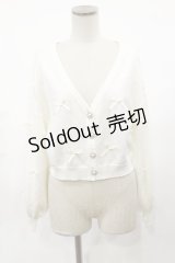Amavel / Dreamy Ribbon Wrappingカーディガン Free オフ H-25-05-09-040-CA-TO-NS-ZH