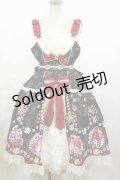 Forest Wardrobe（海外ロリータブランド） / Sakura And Strawberryジャンパースカート L ブラック H-25-05-09-041-LO-OP-NS-ZH