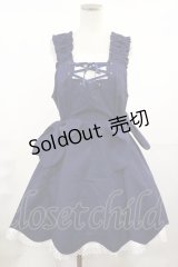 BABY,THE STARS SHINE BRIGHT / ウエストリボンジャンパースカート Free ネイビー H-25-05-09-006-BA-OP-NS-ZH