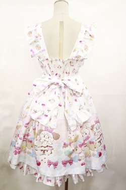 画像2: axes femme kawaii / ダイナーカフェジャンパースカート M オフ H-25-05-09-007-AX-OP-NS-ZH