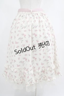 画像3: axes femme / ミニチュアローズ柄スカート Free クリーム H-25-05-09-1004-AX-SK-NS-ZH